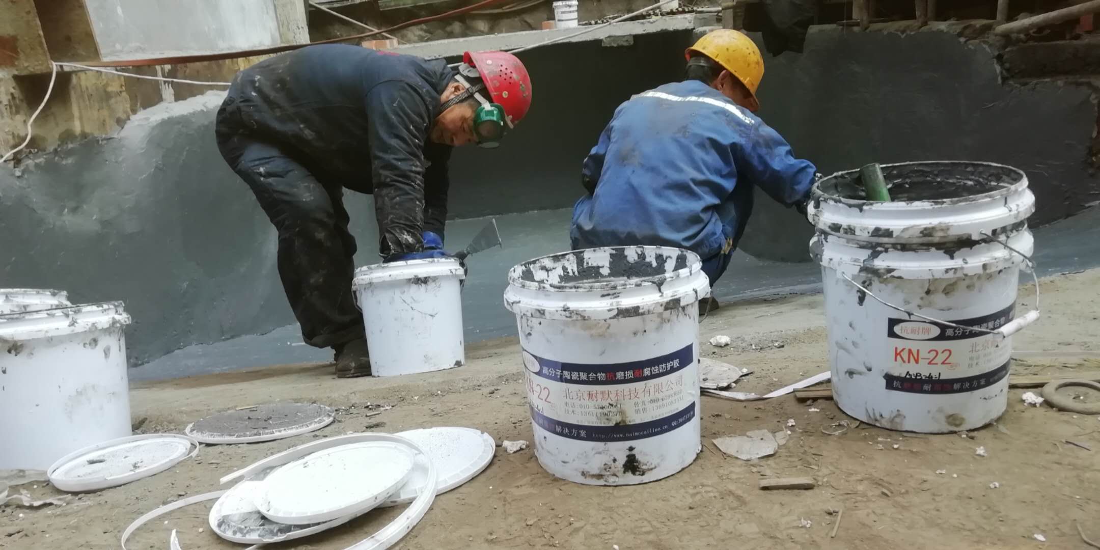 水泥池采用无溶剂环氧陶瓷涂料防腐 水泥池采用无溶剂环氧陶瓷涂料防腐